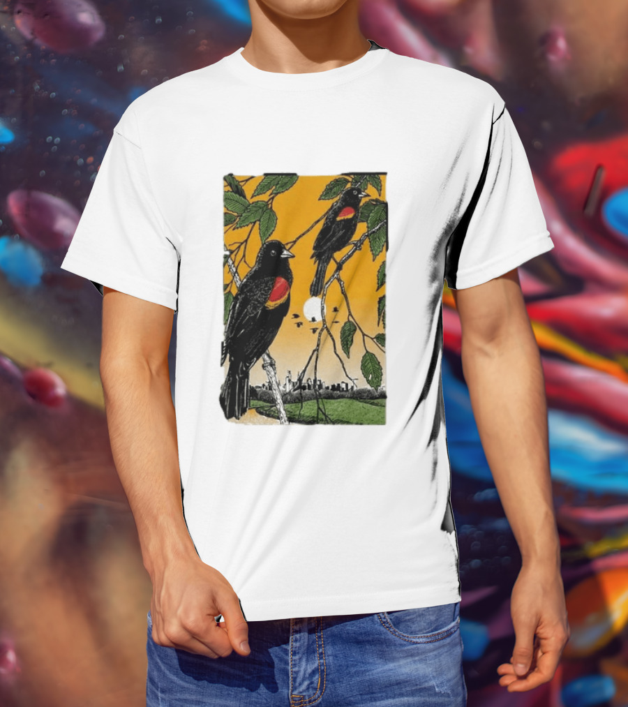 Gregory Alan Isakov Philadelphia August 21 2026 Red Winged Blackbirds City Skyline T-Shirt