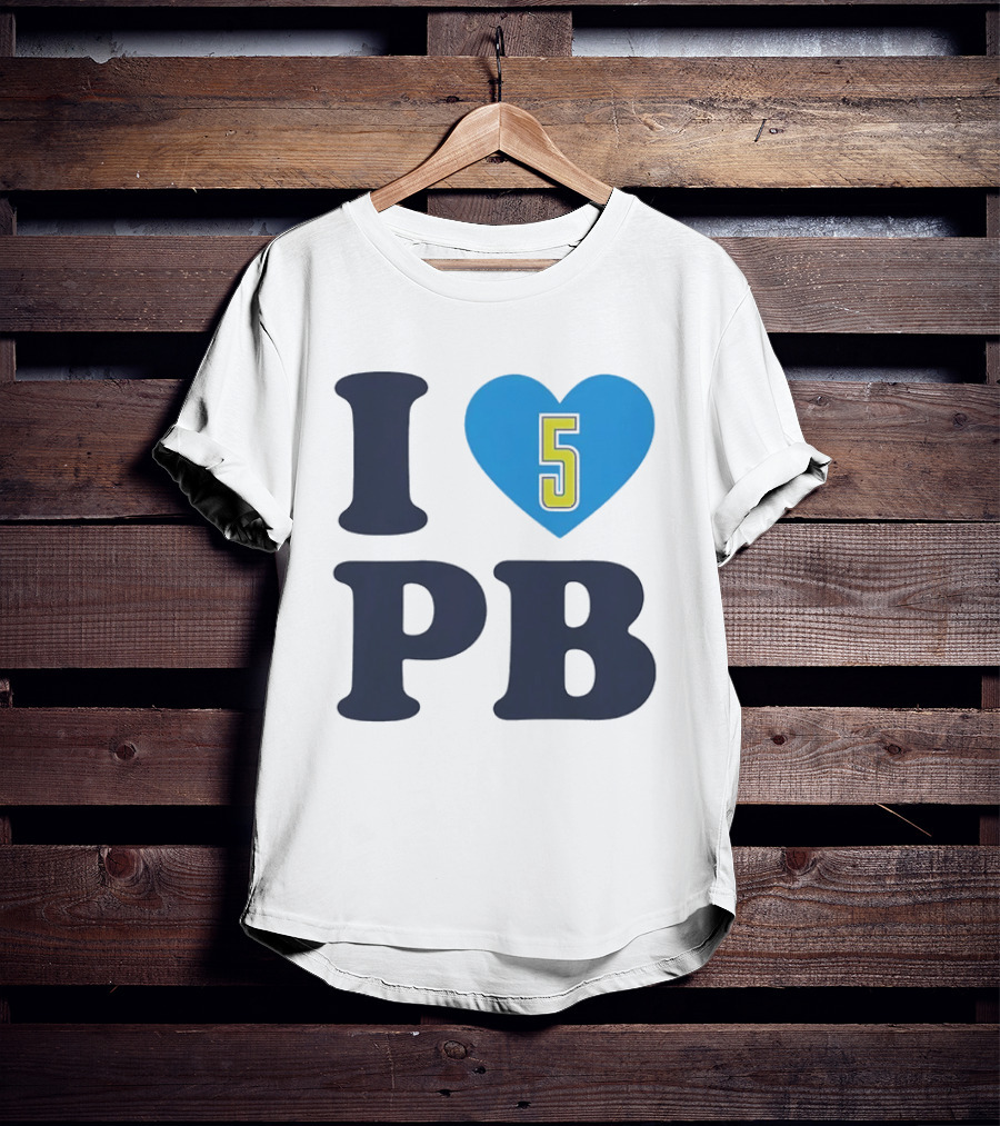 I Love Heart 5 PB Sports T-Shirt