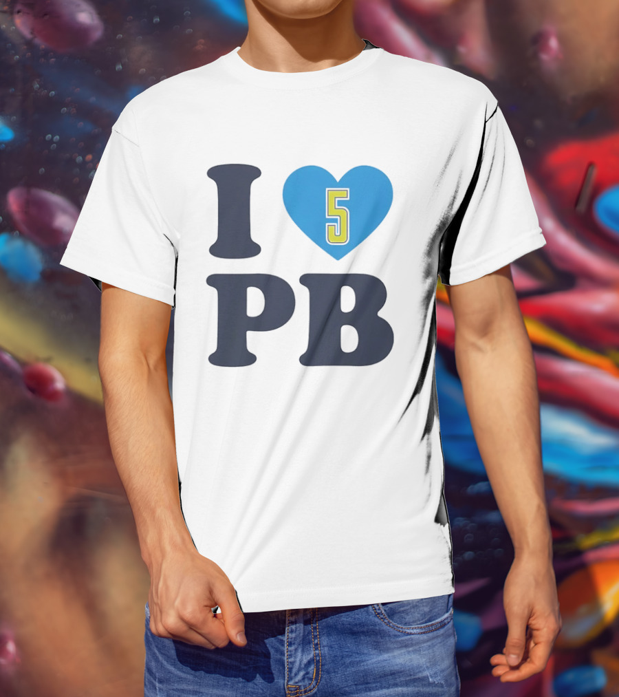 I Love Heart 5 PB Sports T-Shirt