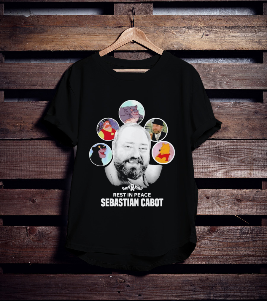 Rest In Peace Sebastian Cabot Disney Characters T-Shirt