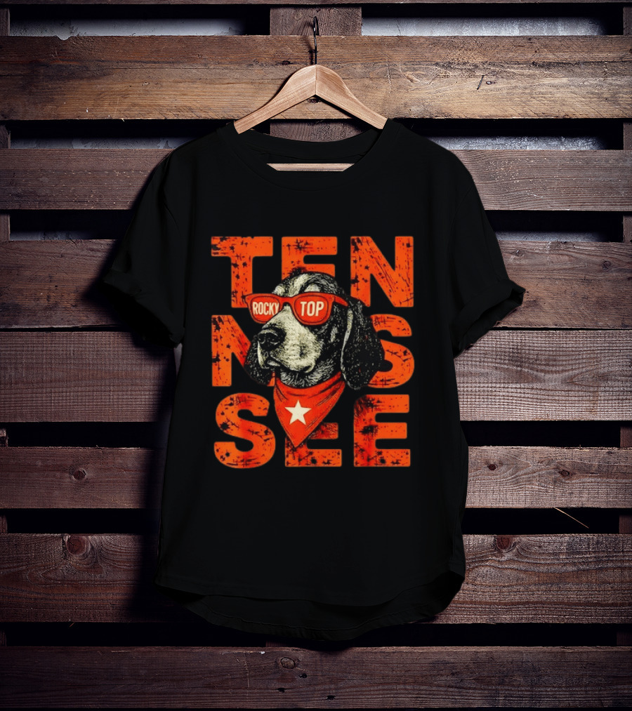 Tennessee Rocky Top Dog Vintage College Football T-Shirt