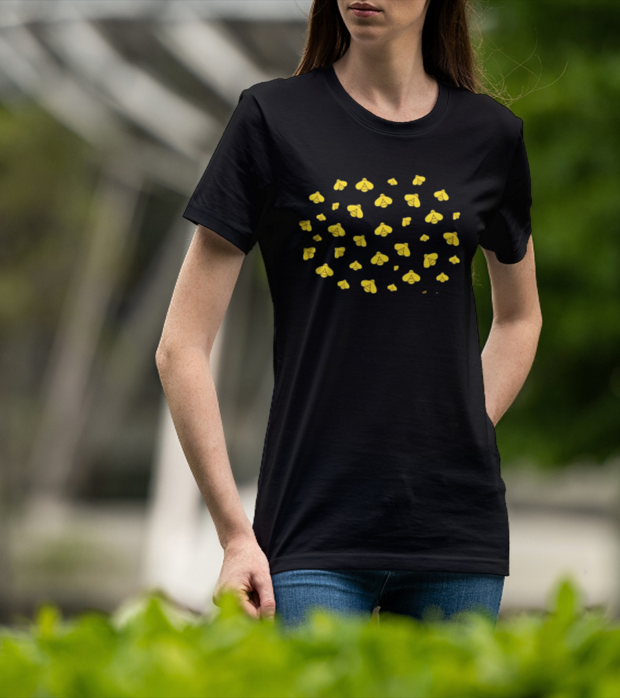 The Bitter Southerner General Store Lightning Bugs Adult Yellow Firefly T-Shirt