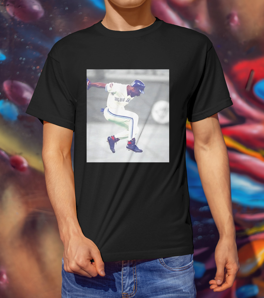 Joe Carter Toronto Blue Jays Baseball Jump Celebration T-Shirt