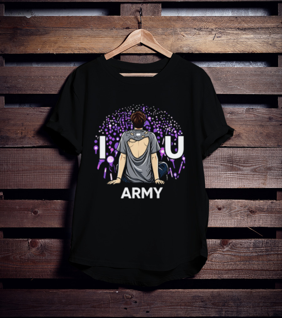 Joonie I Love You ARMY Concert Lights Fan T-Shirt