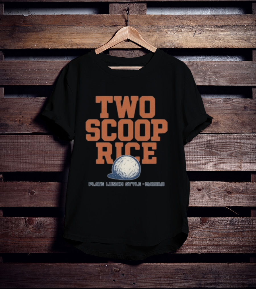 Kahana Store Two Scoop Rice Plate Lunch Style Hawaii T-Shirt