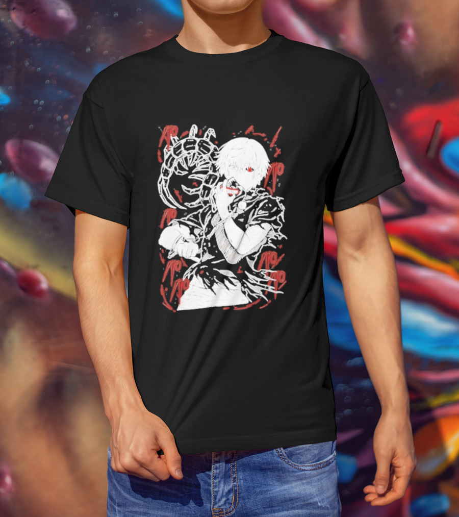 Tokyo Ghoul Kaneki Ken Red Kagune Anime Streetwear T-Shirt