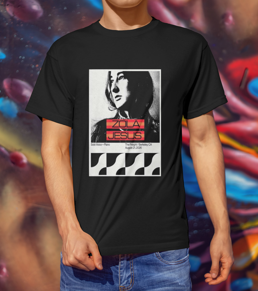 Zola Jesus Solo Voice Piano The Freight Berkeley CA August 21 2026 T-Shirt
