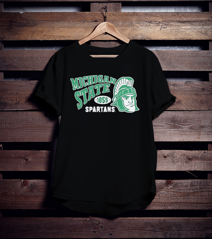Michigan State Spartans 1855 NCAA College Sports MSU T-Shirt