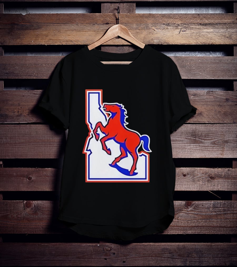 Boise State Broncos Idaho State Horse T-Shirt