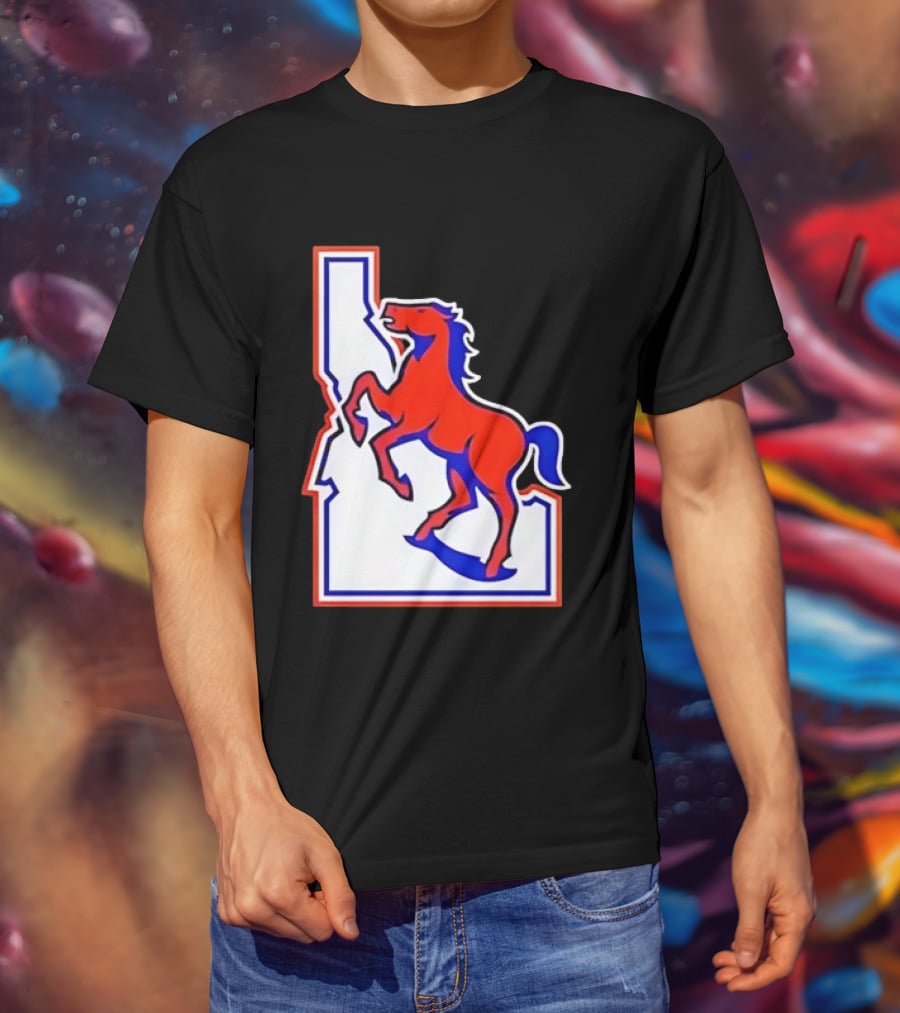 Boise State Broncos Idaho State Horse T-Shirt