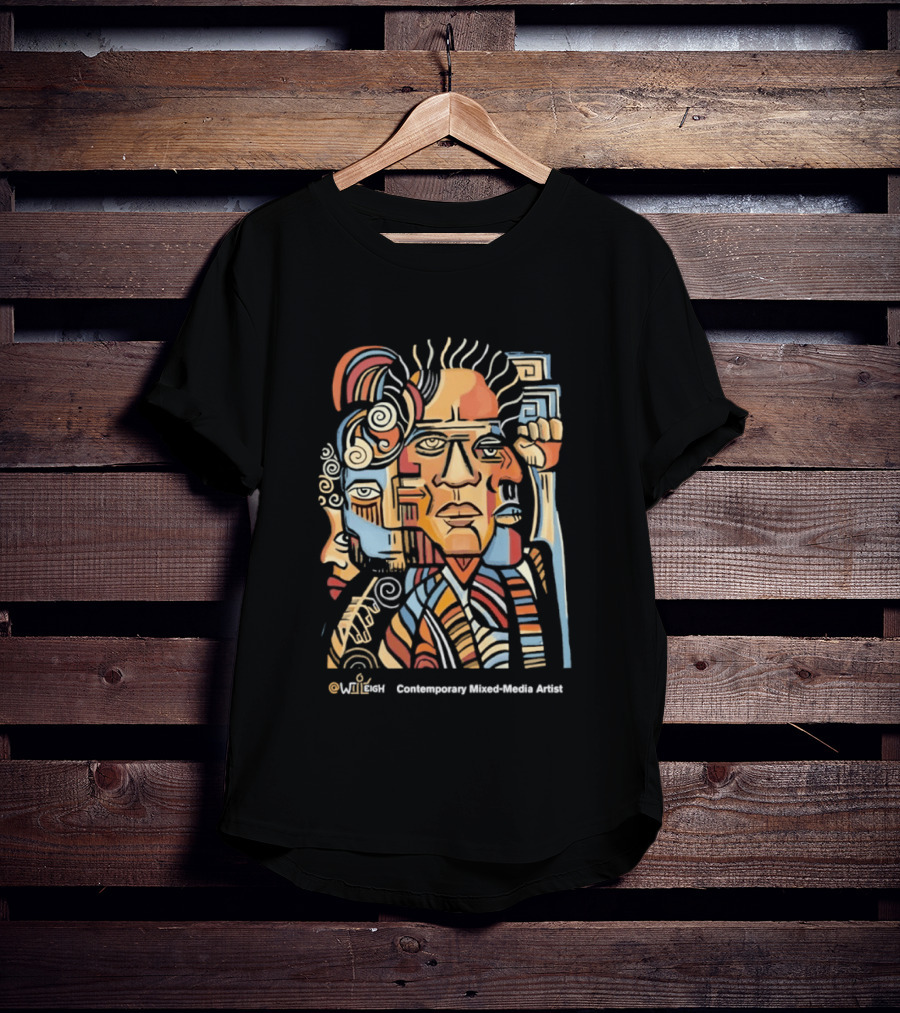 Wiieigh Contemporary Mixed Media Artist T-Shirt