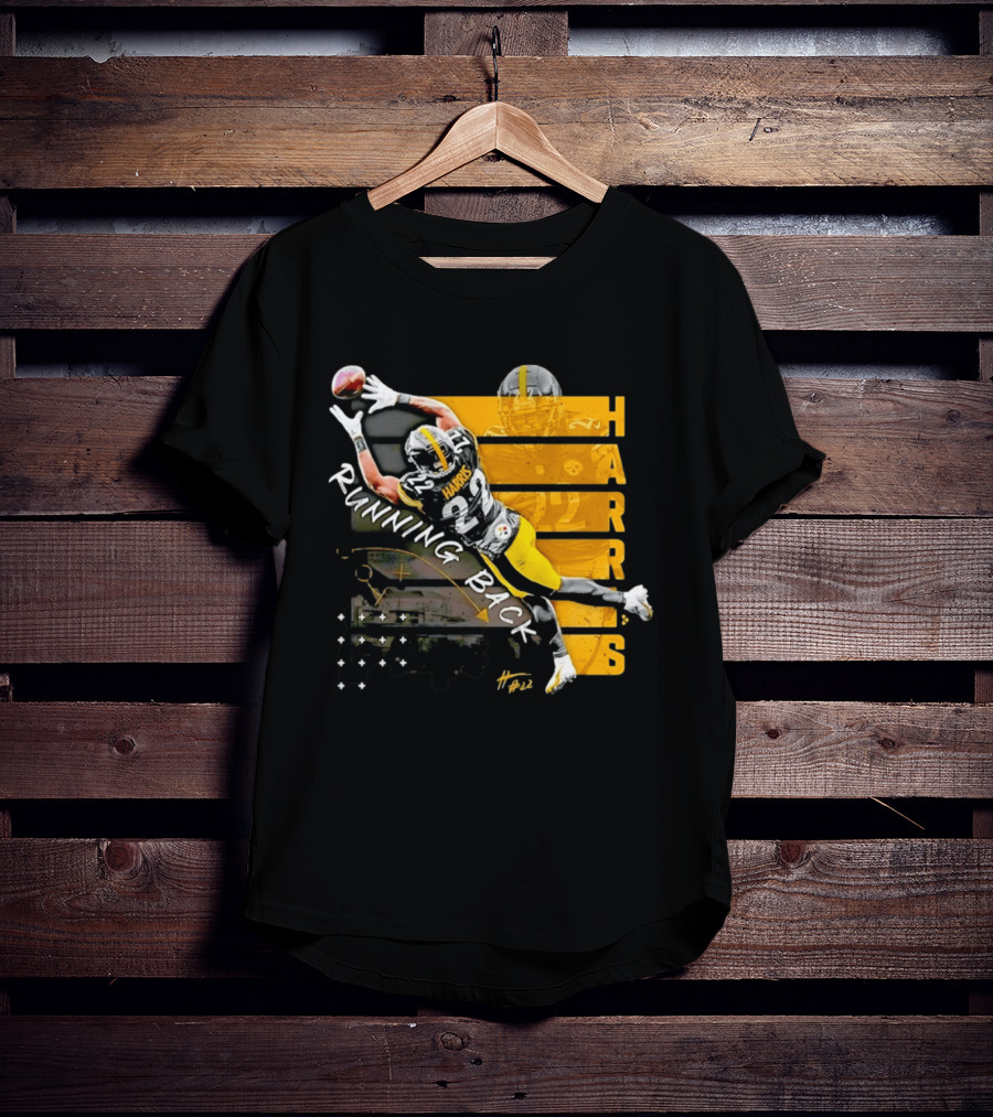 Najee Harris 22 Pittsburgh Running Back Steelers Football T-Shirt
