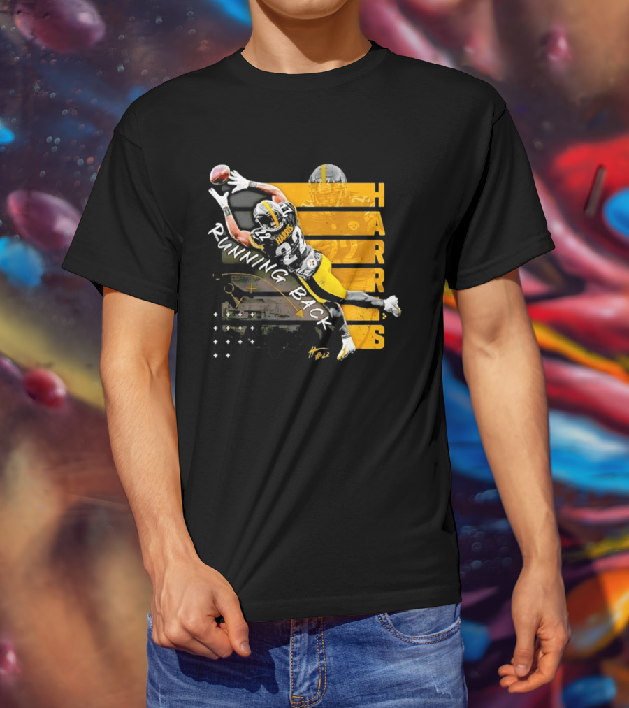 Najee Harris 22 Pittsburgh Running Back Steelers Football T-Shirt