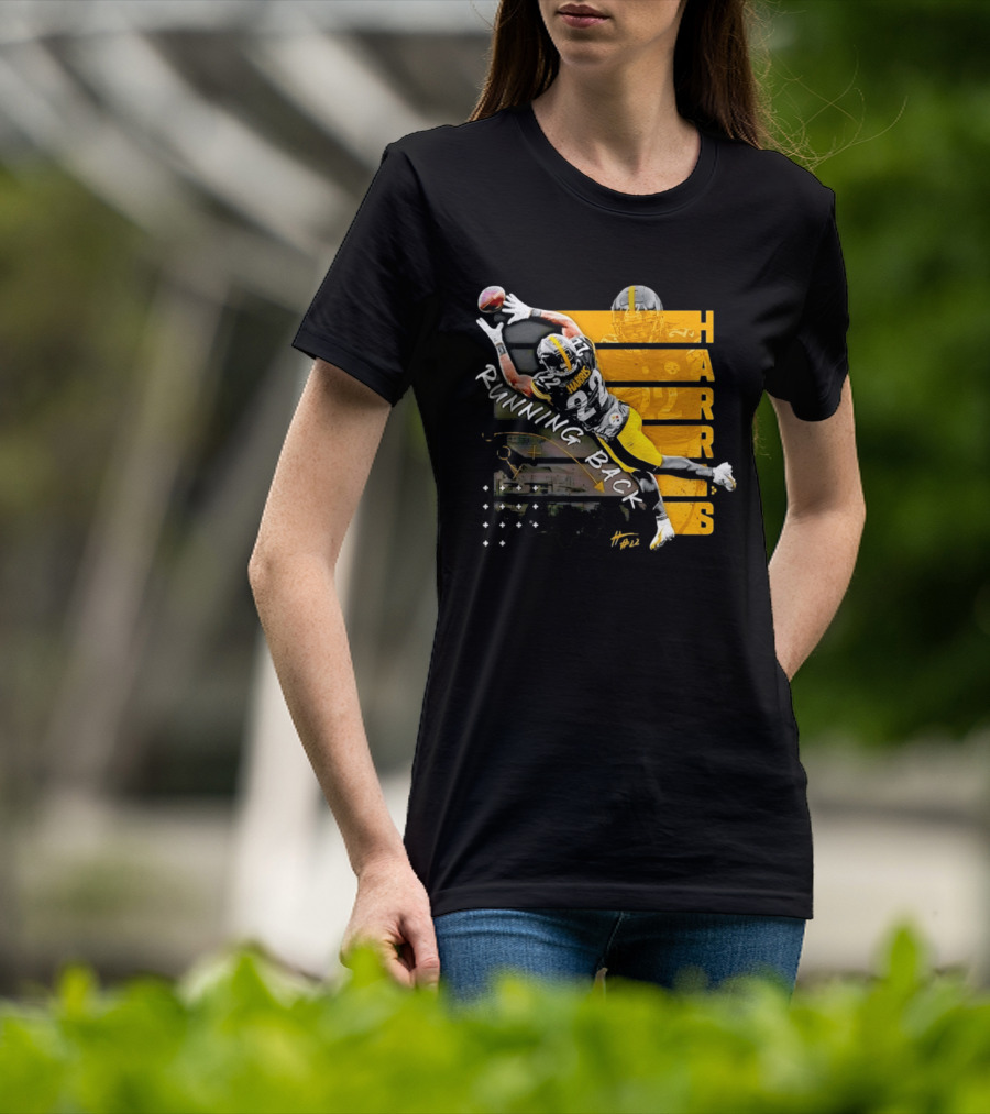 Najee Harris 22 Pittsburgh Running Back Steelers Football T-Shirt