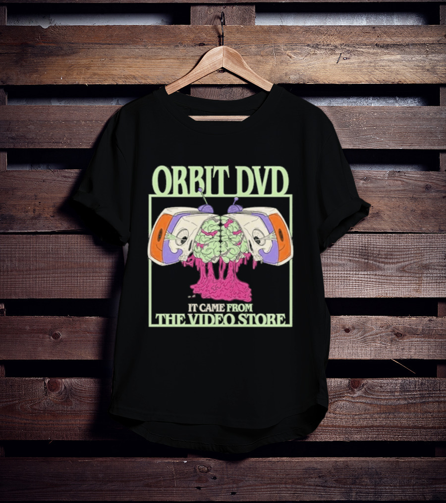 Orbit DVD It Came From The Video Store Halloween 2026 T-Shirt