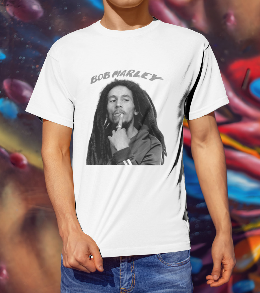 Bob Marley Iconic Pose Jumbo T-Shirt