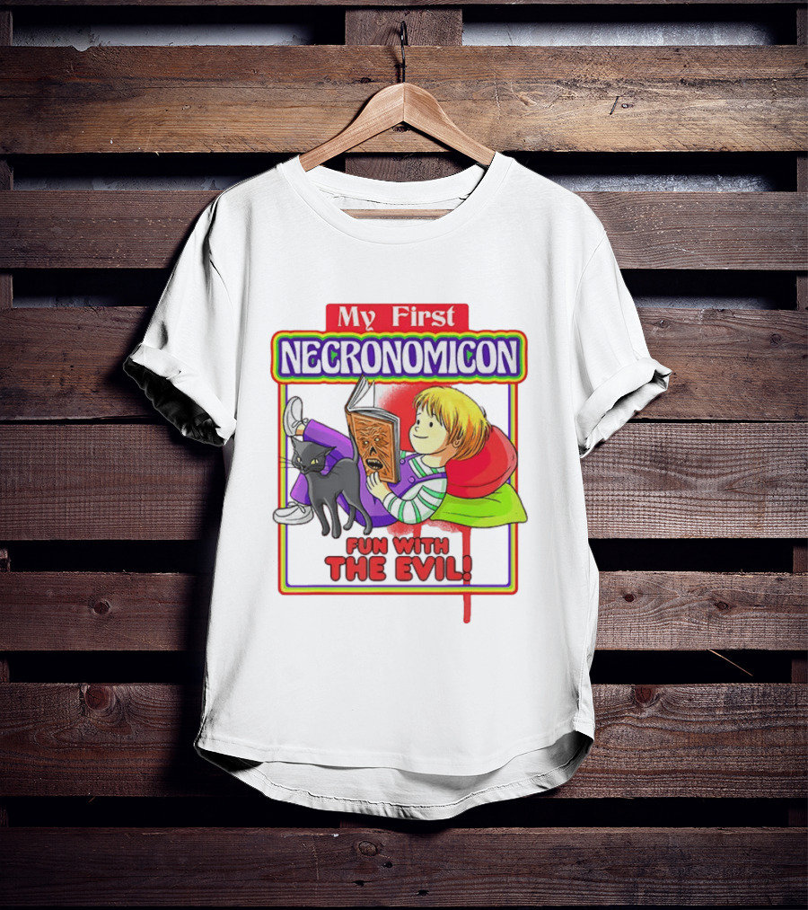 My First Necronomicon Fun With The Evil Dead Necronomicon Ash Williams T-Shirt