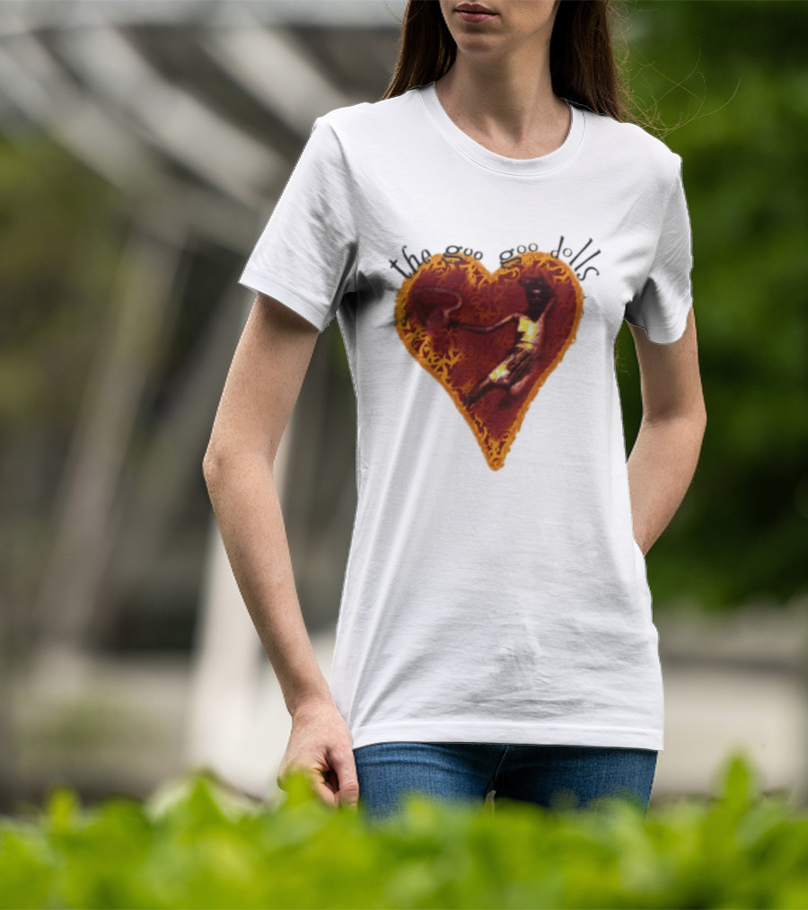 The Goo Goo Dolls Dizzy Up The Girl Heart Basketball Player T-Shirt