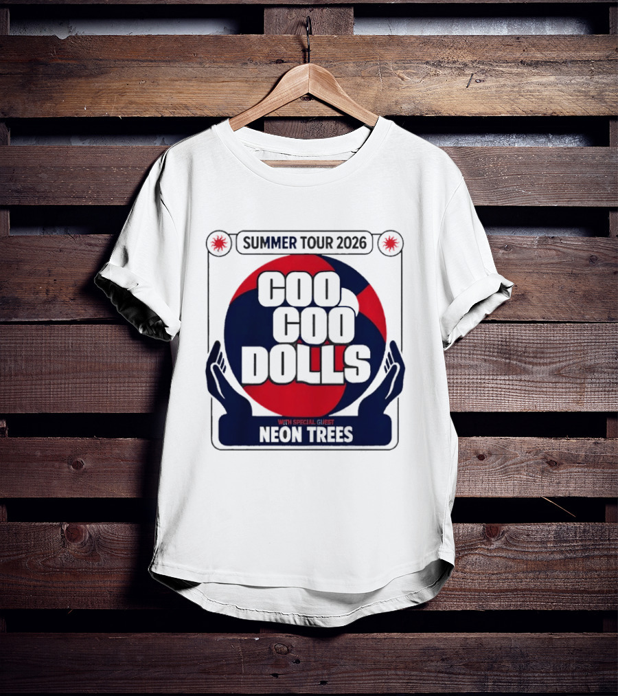 Coo Coo Dolls Summer Tour 2026 Featuring Neon Trees Concert Event T-Shirt