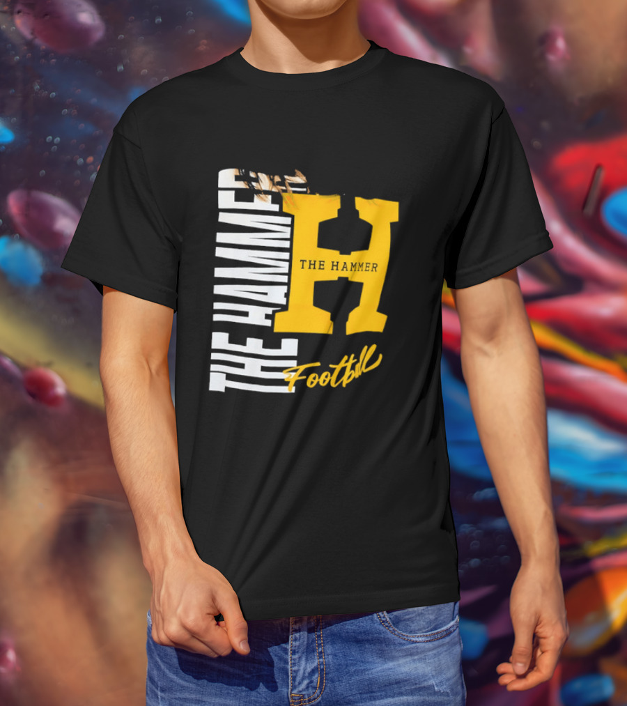 The Hammer H Athletic Football Team T-Shirt