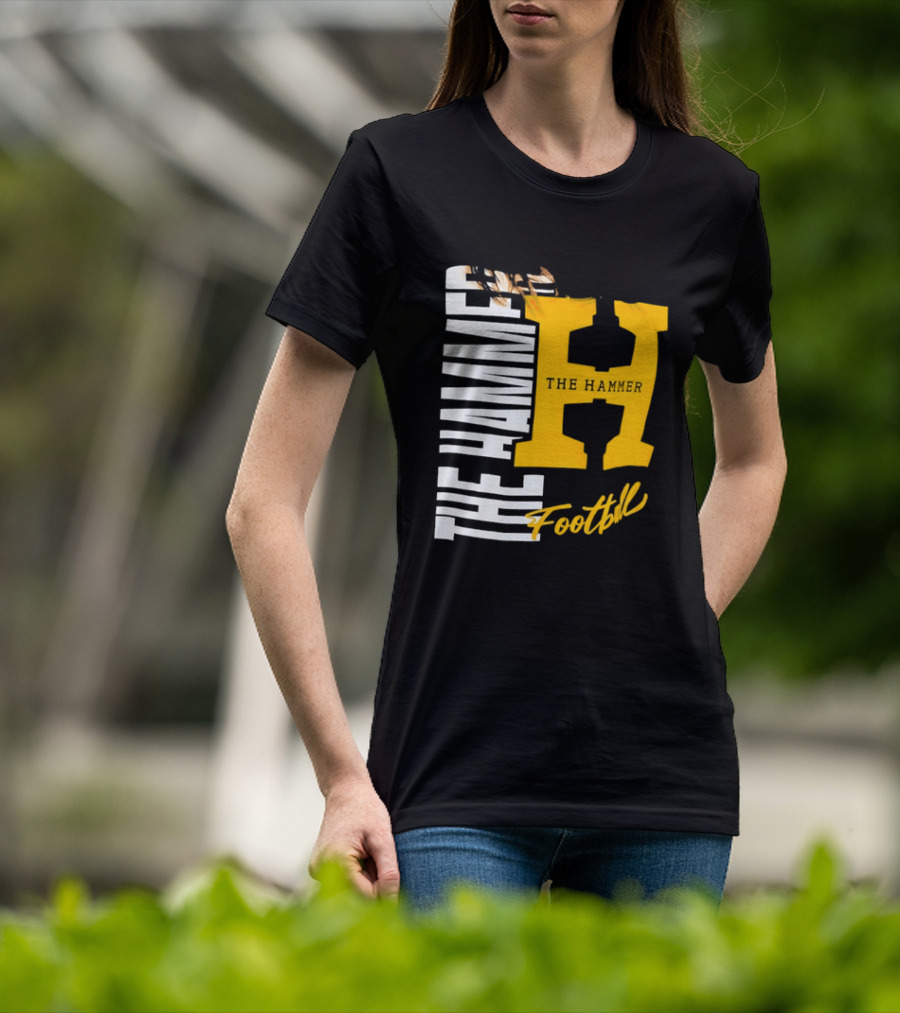 The Hammer H Athletic Football Team T-Shirt