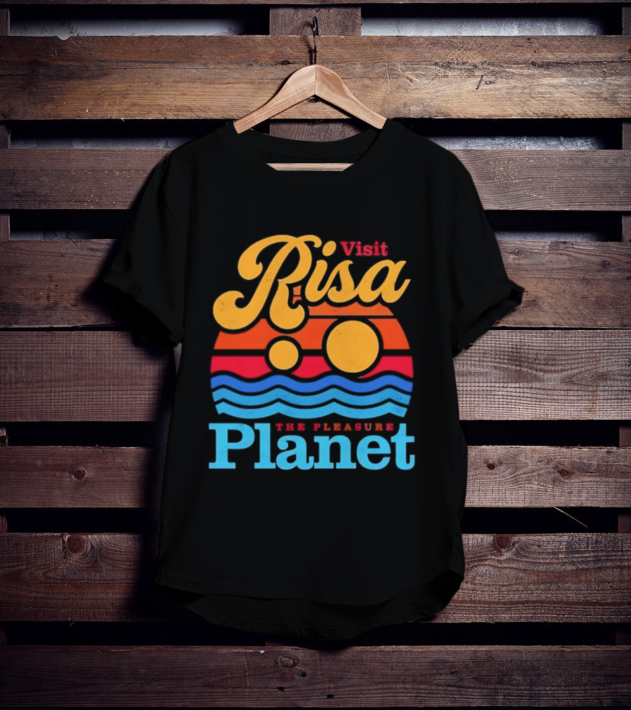 Visit Risa The Pleasure Planet Sci Fi Space Travel Adventure T-Shirt