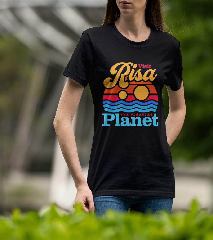 Visit Risa The Pleasure Planet Sci Fi Space Travel Adventure T-Shirt