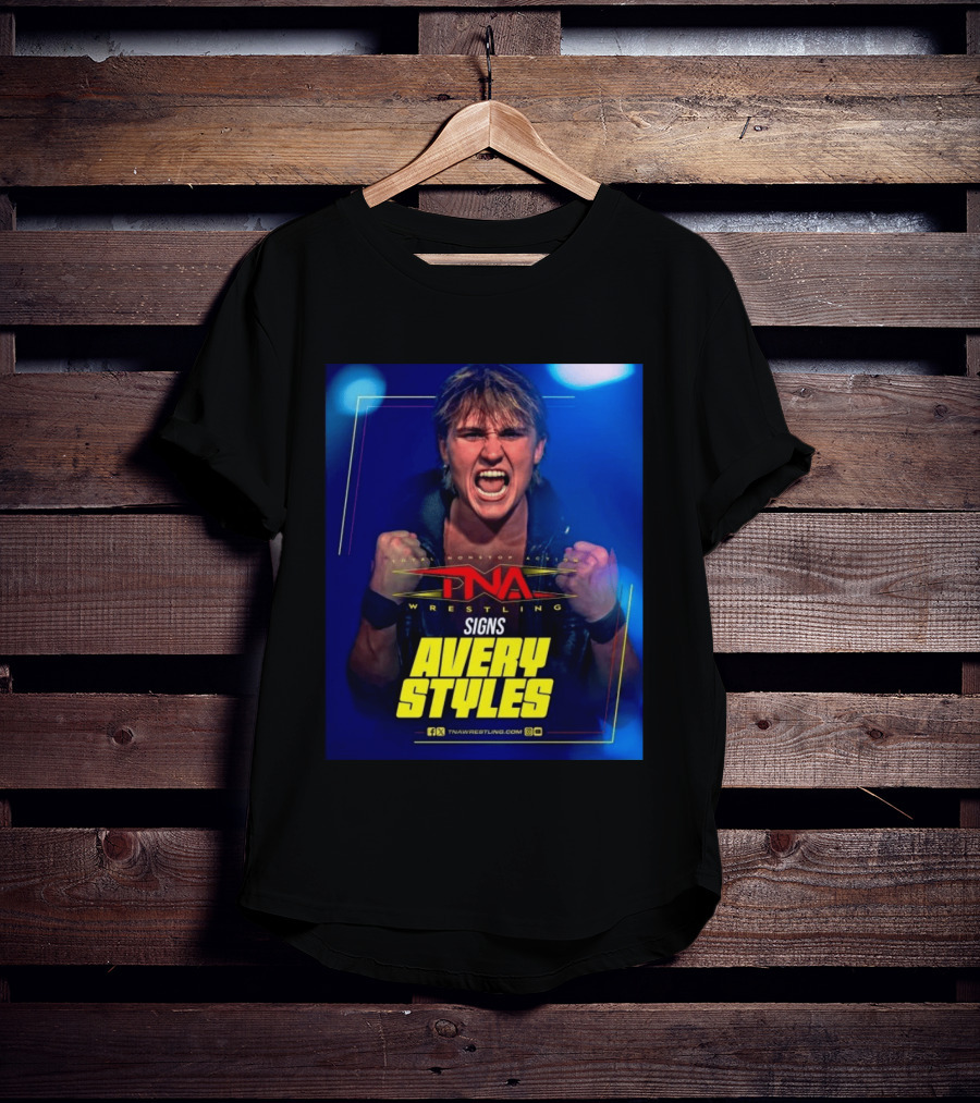 TNA Wrestling Signs Avery Styles Phenomenal Son T-Shirt