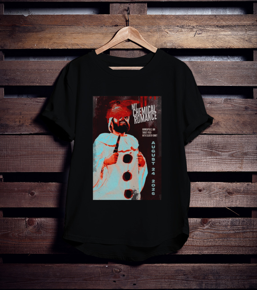 My Chemical Romance Minneapolis MN Target Field August 24 2026 With Sleater Kinney T-Shirt