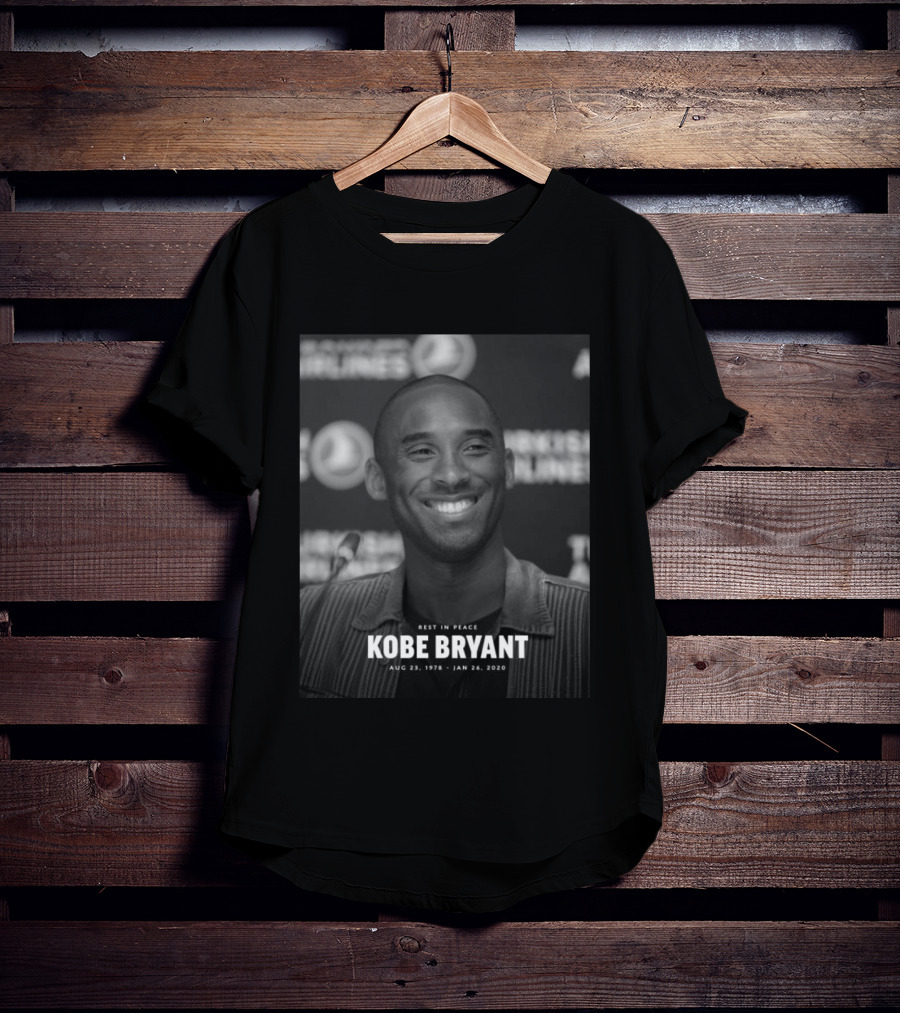 Rest In Peace Kobe Bryant Aug 23 1978 Jan 26 2020 T-Shirt