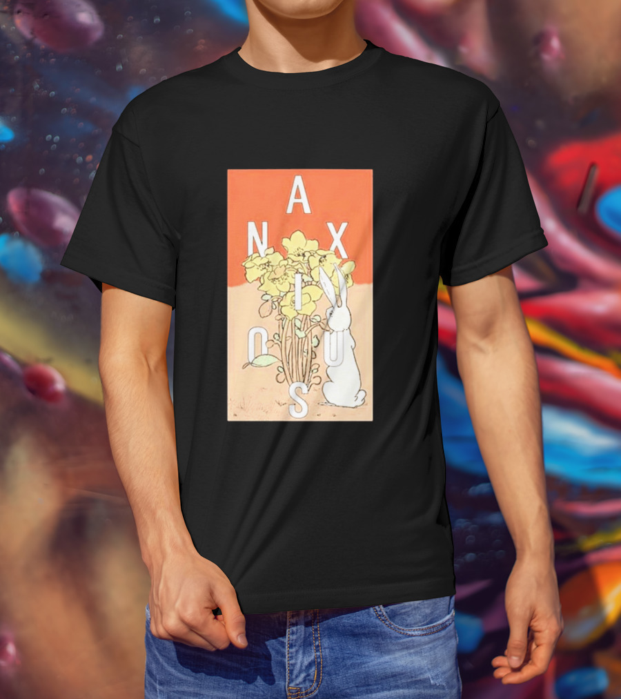 Anxious Tour 2026 Bouquet And Rabbit Summer Fall T-Shirt