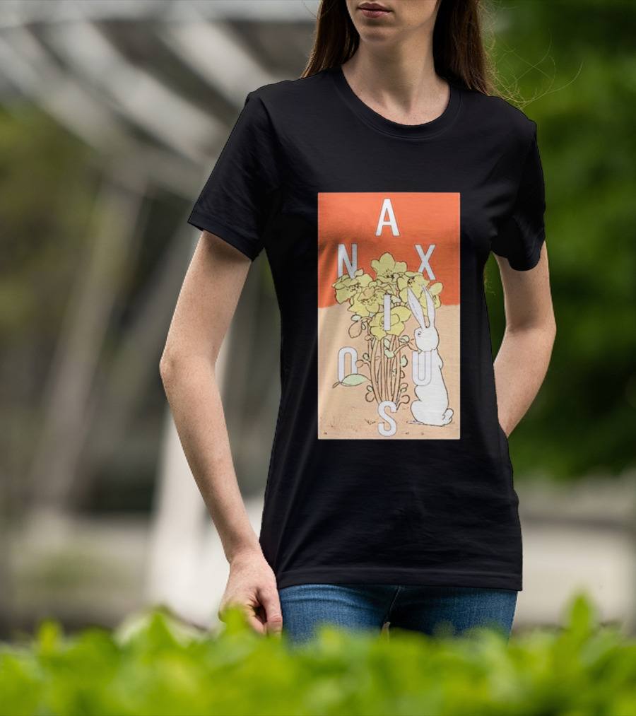 Anxious Tour 2026 Bouquet And Rabbit Summer Fall T-Shirt