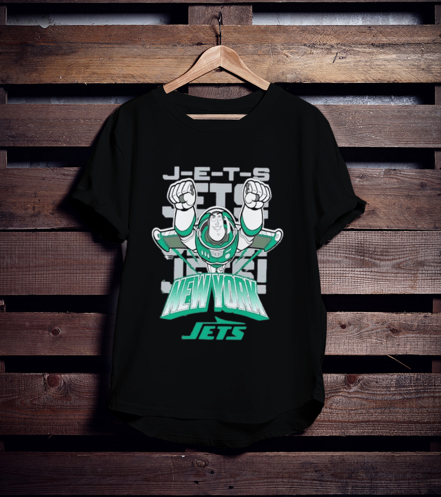 Buzz Lightyear New York J E S Football Team Fan T-Shirt