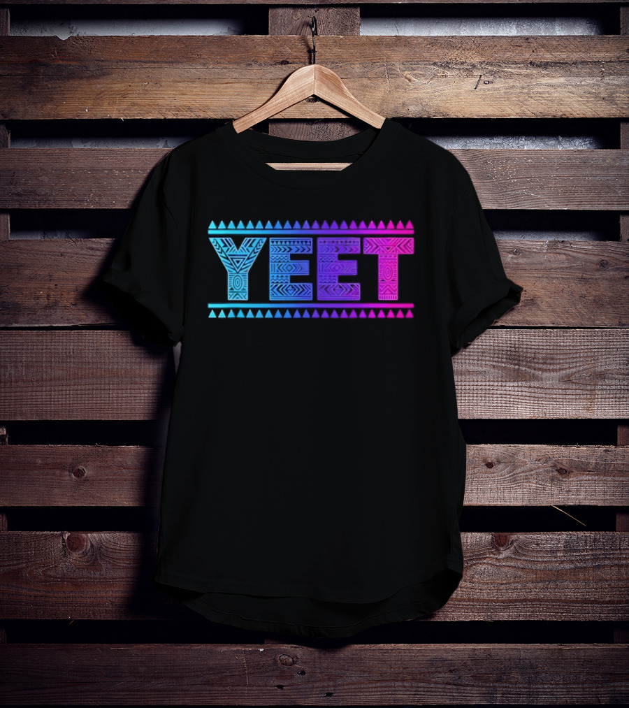 YEET Tribal Slang Gradient T-Shirt