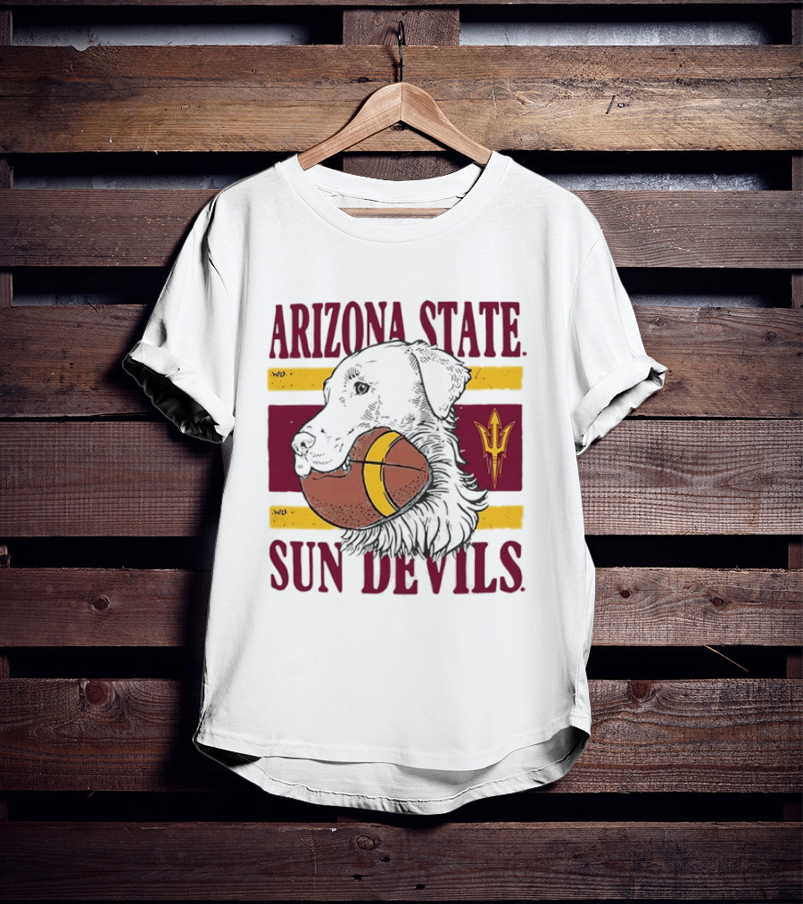 Arizona State Sun Devils Dog Football Team Spirit T-Shirt