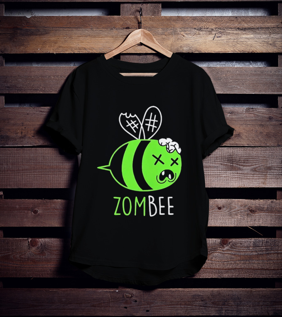 Zombee Brainy Undead Insect Horror Bee T-Shirt