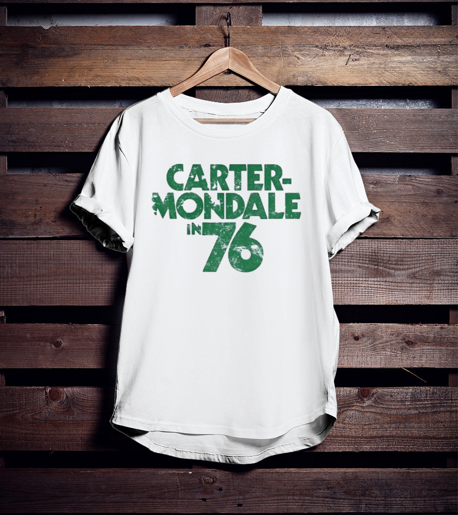 Carter Mondale In 76 Distressed Campaign T-Shirt