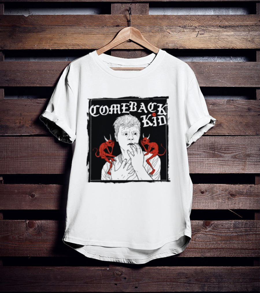 Comeback Kid Grey The Wrong Side Store Unique Artistic T-Shirt