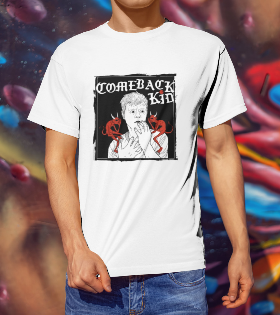 Comeback Kid Grey The Wrong Side Store Unique Artistic T-Shirt