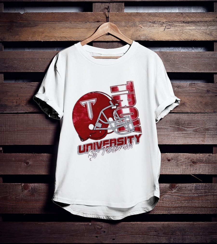 Troy Trojans University Go Trojans Football Helmet T T-Shirt