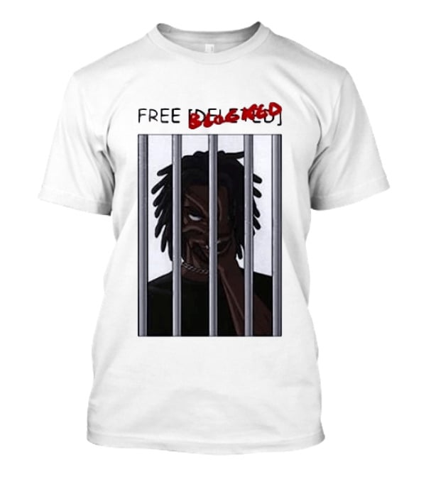 Free Blocked The Commissary Villain Dept Character Behind Bars T-Shirt