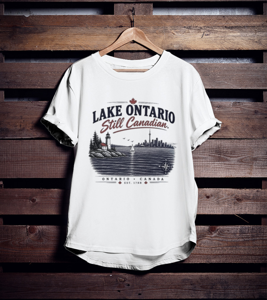 Lake Ontario Still Canadian Classic Canada Since 1812 T-Shirt
