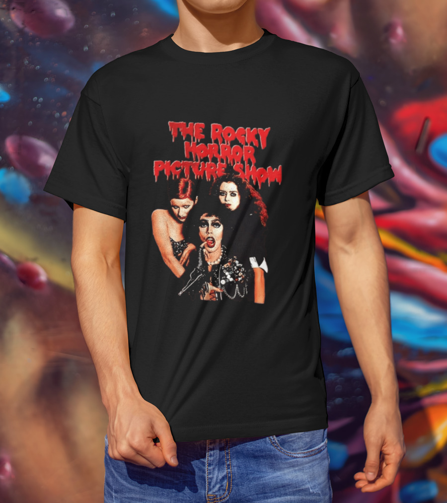 The Rocky Horror Picture Show Dr Frank N Furter Columbia Magenta T-Shirt