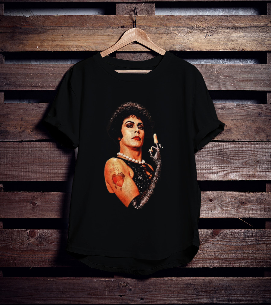 Dr Frank N Furter Rocky Horror Picture Show Boss Heart Tattoo T-Shirt