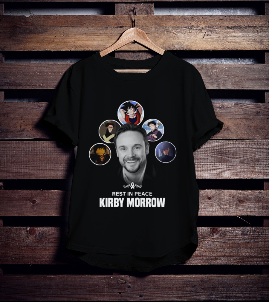 Kirby Morrow Rest In Peace Voice Behind Goku Cyclops Would Have Turned 53 Today T-Shirt