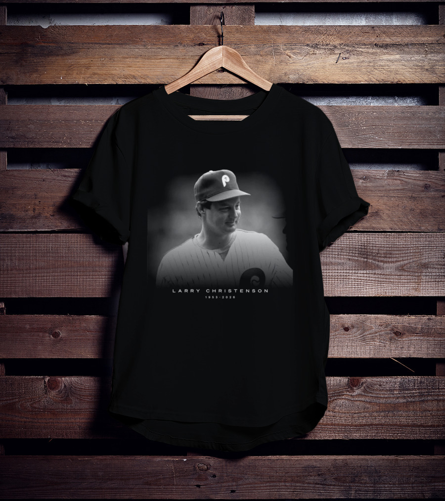 Larry Christenson 1953 2026 Phillies Baseball T-Shirt