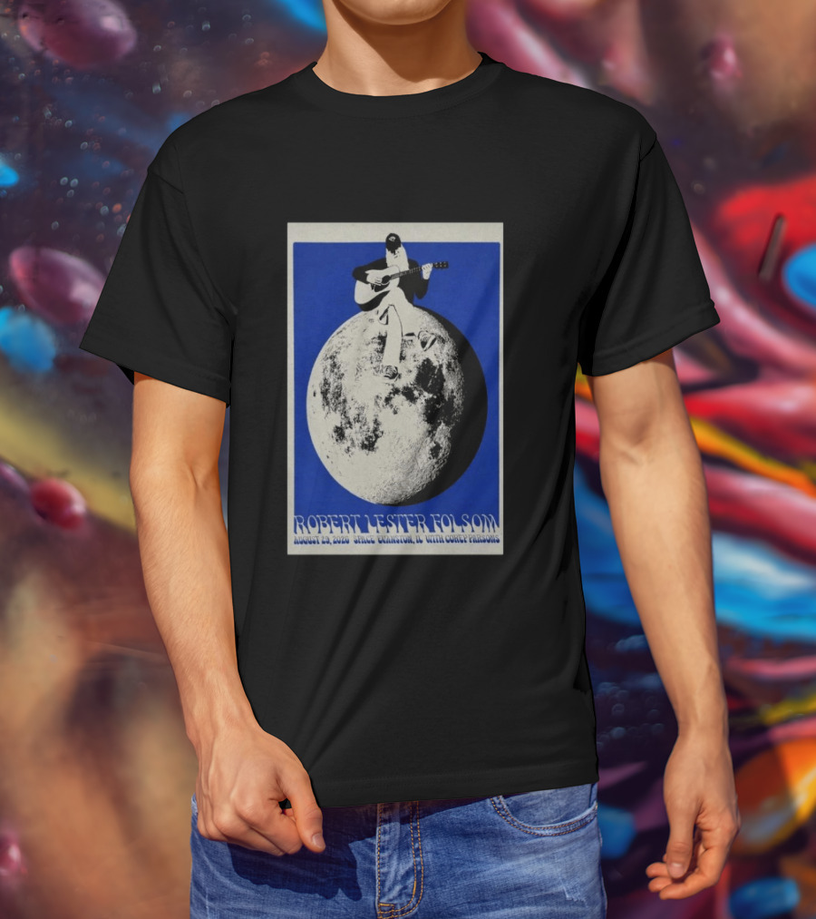 Robert Lester Folsom August 29 2026 Evanston IL Space Concert With Corey Parsons T-Shirt