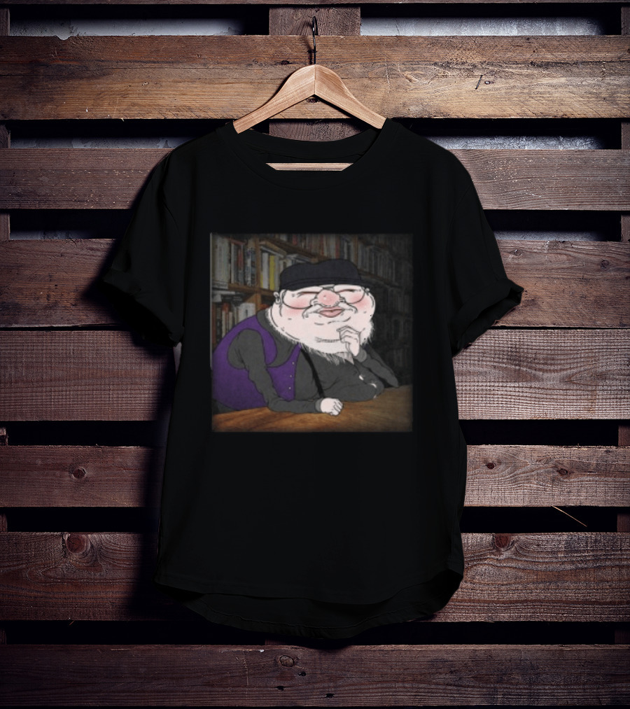 Meatcanyon Store Procrastination Black Cartoon Character Illustration Library T-Shirt