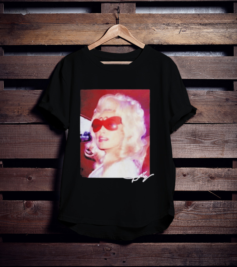 Dolly Parton Iconic Vintage Style With Red Sunglasses T-Shirt