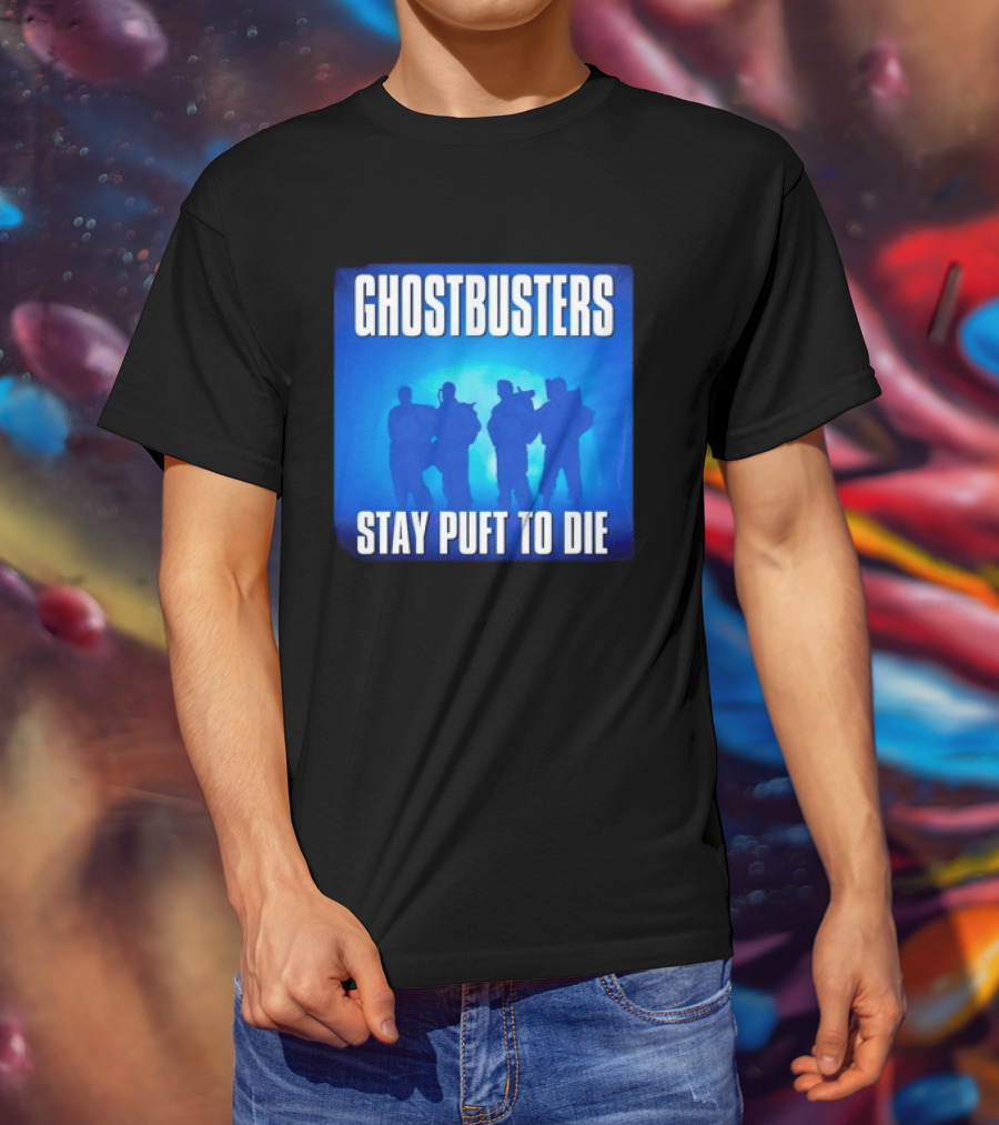 Ghostbusters Stay Puft To Die Marshmallow Man Classic Movie T-Shirt